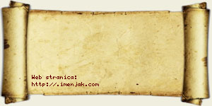 Jana Nedić vizit kartica